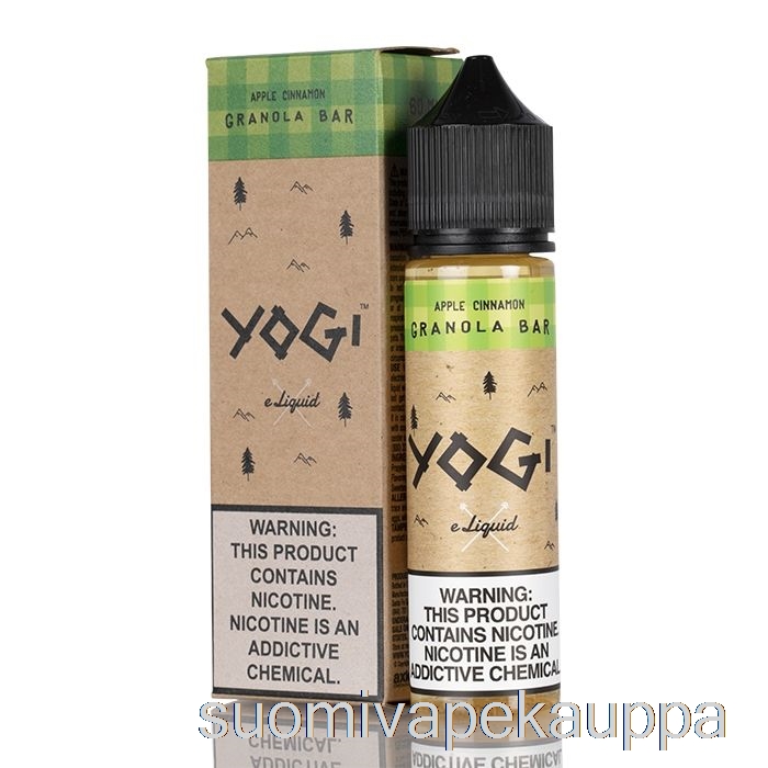 Vape Suomi Omena Kaneli Granolapatukka - Yogi E-neste - 60ml 3mg